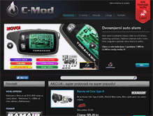 Tablet Screenshot of c-mod.hr